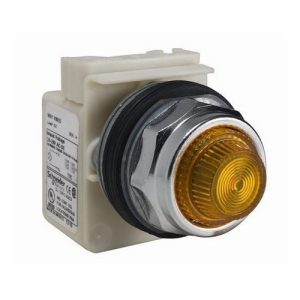 PORTALAMP/ (CONEX. BA 9S) BULBO INCANDESCENTE (NA INCLUIDO)  AMARILLO 24 VAC./DC