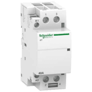 CONTACTOR CT P/ CONTROL DE ALUMBRADO BIPOLAR 2NA  40A. TEN 230-240VAC.