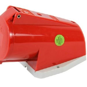 TOMACORRIENTE VISIBLE 32A 3P+N+T 415V ROJO 6H IP44