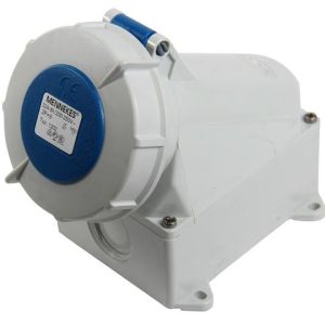 TOMACORRIENTE VISIBLE 32A 2P+T 250V AZUL 6H