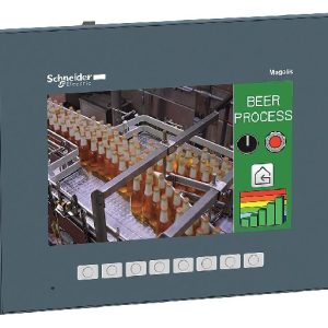 TERMINAL TACTIL MAGELIS- HMIGTO-IP65, 8 TECLAS CONFIGURABLES, 96 MB DE MEMORIA FLASH, SLOT PARA TARJETA SD,2 PUERTOS SERIALES SubDB9-RS232 y RJ45-RS485,1 PUERTO ETHERNET RJ45,2 PUERTOS USB