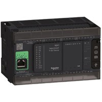 Controlador Lógico Modicon M241, 24 Ent. PNP/NPN 24VDC,4 Sal.PNP+ 12 relay, com:Ethernet+Serie, 110-240 VAC