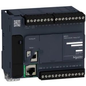Controlador Logico Modicon M221, 14 Ent. PNP/NPN, 10 Sal.Rele, 2EA (0-10VDC), Com: Ethernet + Serie, 110-240VAC
