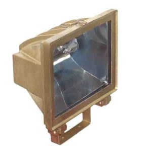 REFLECTOR RECTANGULAR HALOGENO DE 500W BRONCE