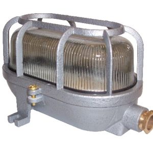 FANAL OVAL TRANSP. 100W HERMETICO