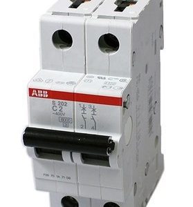 INT. TERMOMAGNETICO 2X2AMP. 6KA/220/400VAC RIEL DIN S