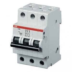 INT. TERMOMAGNETICO 3X63AMP. 6KA/220/400VAC RIEL DIN S