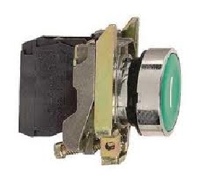 PULSADOR VERDE CON RETORNO 22MM XB